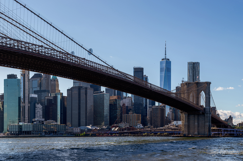 Brooklyn Bridge and the Manhattan Skyline A Timeless View